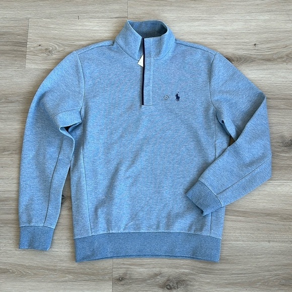 Polo Ralph Lauren LSSNAPMOCKM1-LONG SLEEVE-SWEATSHIRT - Picture 1 of 6